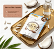 D3 & K2 Coconut Flavor Easy-to-Take Capsules Adult Daily Wellness Nutrient Supplement Resealable Pouch Pack