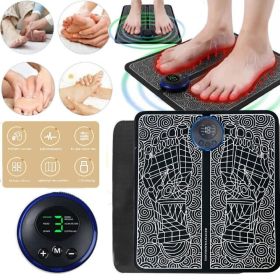USB Electric Foot Massager Pad Blood Circulation Muscle Stimulator Mat Comfort(Must Provide A Hazardous Materials Shipping Label For Self-pickup By US