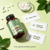 24-in-1 Soursop Sea Moss & Lion's Mane Capsules 120 Count Adult Daily Wellness Multi-Ingredient Dietary Supplement