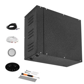 Steam Generator, 4 kW Steam Shower System with Controller for Home Sauna Bath Spa, Commercial Auto Drain Kit with Overheat