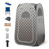 Sauna Room for Home Spa Relaxation, Steam Generator Gray