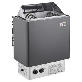 Sauna Heater, 3KW 220V Electric Sauna Stove, Steam Bath Sauna Heater with Built-In Controls, 3h Timer and Adjustable Temp for Max. 70-141 Cubic Feet