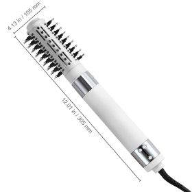 Hair Dryer Styler, Ionic Hair Dryer Brush, 110,000RPM High-Speed Hot Air Styler with Brushless Motor, Oval & Paddle Brush