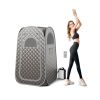 Sauna Room for Home Spa Relaxation, Steam Generator Gray