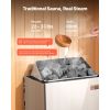 Sauna Heater, 9KW 240V Electric Sauna Stove, Dry Steam Bath Saunas Stove with Pre-Drilled Bracket, Fit 317.8 to 459 CU.FT Saunas Rooms