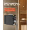 Steam Generator, 9 kW Steam Shower System with Controller for Home Sauna Bath Spa, Commercial Auto Drain Kit with Overheat