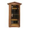 Red Cedar Single Outdoor Sauna Outdoor Indoor Wooden Sauna Room
