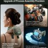 Neck Massager with Heat for Pain Relief Deep Tissue Cordless Electric Back Massager with Fingers Portable Rechargeable Neck and Shoulder Massagers--[O