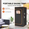 Portable Sauna Tent, 1400W Personal Sauna Kit for Home Spa, Detoxify & Soothing Infrared Heated Body Therapy