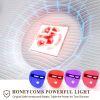 LED Face Mask Facial Care Tool, Red Light Therapy Mask for Face for Skincare at Home Travel