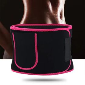 Unisex-Taillengürtel mit Handytasche – Schlankheitsgürtel zur Straffung des Bauches (Color: Pink)