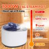 2.6L Sauna Steamer Machine,Portable Steamer for Sauna with Touch Button, Timer Display for Body Relaxation,110V US Plug