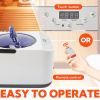 2.6L Sauna Steamer Machine,Portable Steamer for Sauna with Touch Button, Timer Display for Body Relaxation,110V US Plug